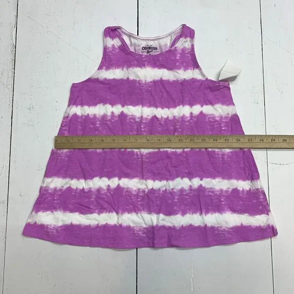 Oshkosh Purple Tie dye Tank Size 8 - Picture 4 of 4